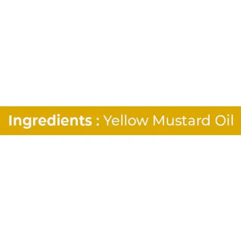 Anveshan Wood Cold Pressed Kachi Ghani Yellow Mustard Cooking Oil, 1 L-5.webp